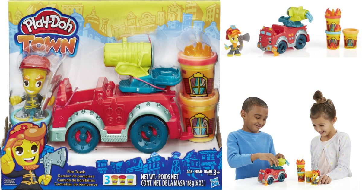 play doh town fire truck