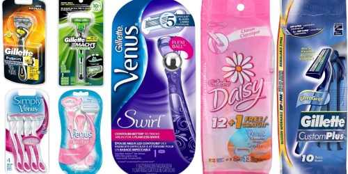 EIGHT New Gillette & Venus Razor Coupons Available to Print