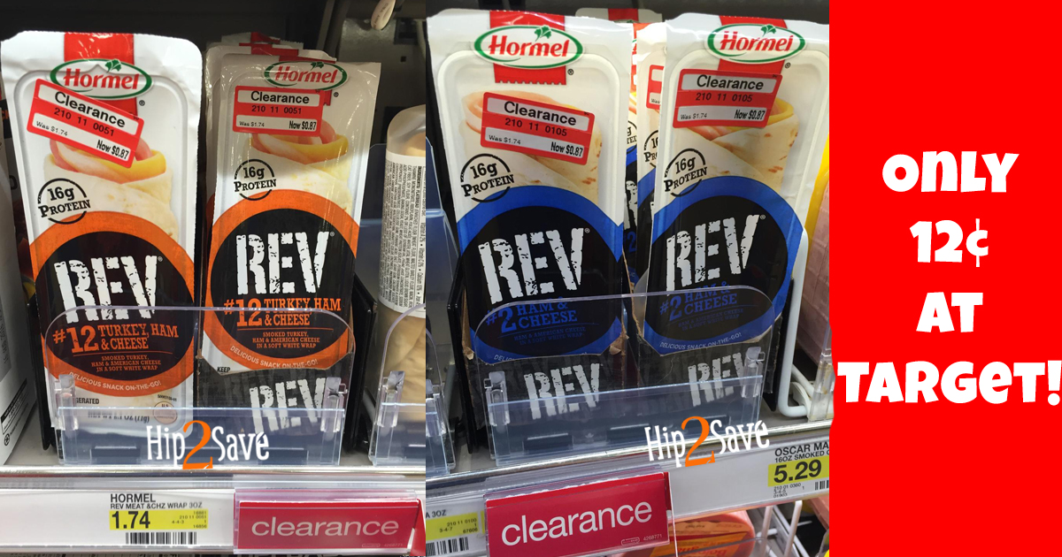Target 12¢ Hormel Rev Wraps (Reg. 1.74)