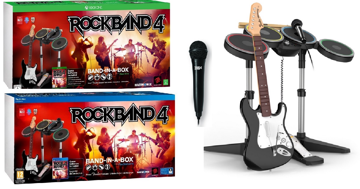 rock band 4 band in a box bundle