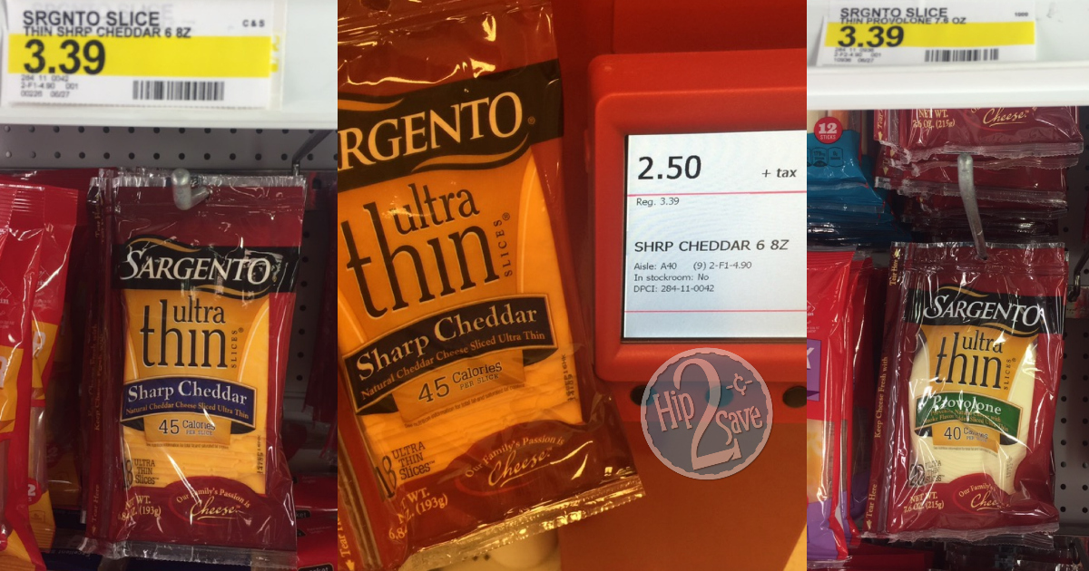 Target: Sargento Sliced Cheese Only $1.80