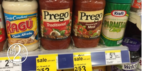Walgreens: Prego Pasta Sauce Only $1