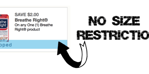 $2/1 Breathe Right Nasal Strips Coupon (No Restrictions)