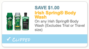 Irish Spring Body Wash coupon
