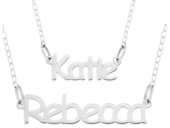 Sterling Silver Personalized Necklace 
