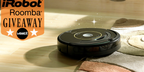 Congratulations to the Hip2Save Giveaway Winner of iRobot Roomba 650 Vacuum Cleaning Robot