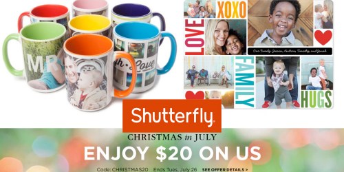 $20 to Spend on ANYTHING on Shutterfly? Sounds Good To Me!