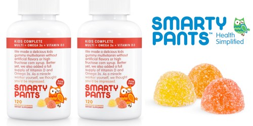 Amazon Prime: SmartyPants Kids Complete Gummy Multi-Vitamins Only $5.77 Shipped (Reg. $17.95)