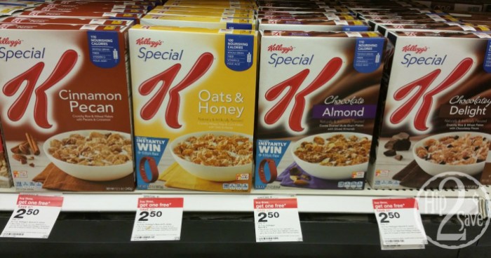 Special K Cereal at Target Hip2Save