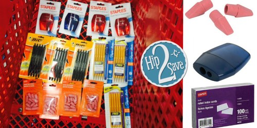 How Does 14 School Supplies for ONLY $2 at Staples Sound?!