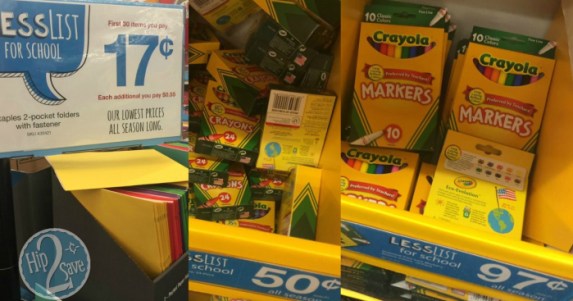 Staples Back to School Deals Hip2Save