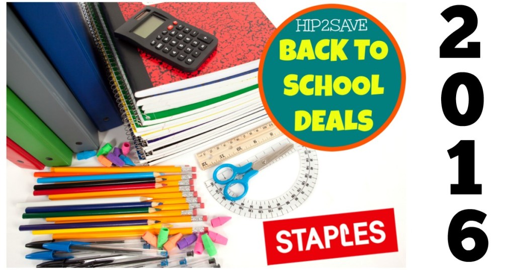 Staples Back to School Deals (Starting July 10th)