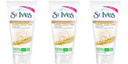 Target: St. Ives Oatmeal Scrub + Mask Only 58¢ Each (After Gift Card)