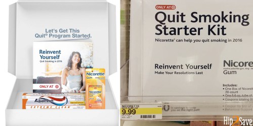 Target: Nicorette Quit Smoking Starter Kit ONLY $4.99 (Includes Gum, Toothpaste & More)