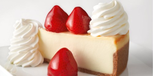 Mark Your Calendar! The Cheesecake Factory: 50% Off ANY Slice on July 29th and 30th