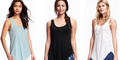 Old Navy: Women’s Tanks Only $2 Each (Today Only)