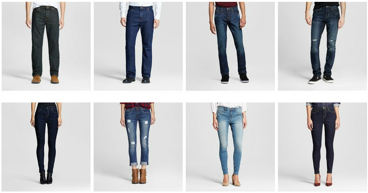 Target: $10 Off Men's or Women's Jeans Starting Tomorrow 7/24