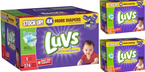 Target: Luvs Diapers Only $13.82 Per GIANT Box (Today Only)