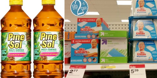 Target: Pine-Sol Cleaners & Mr. Clean Magic Erasers Only $1.14 Each (After Gift Card)