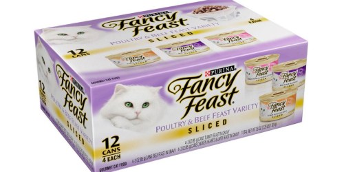 Target.com: Fancy Feast Sliced Poultry & Beef Feast 12ct Variety Pack Only $4.88
