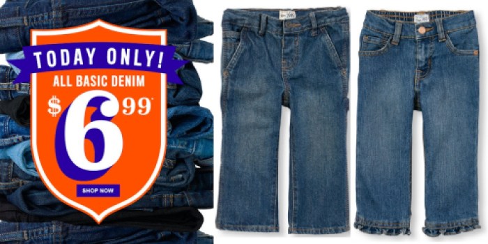 The Children’s Place: All Basic Denim $6.99 Shipped Today Only (Regularly $19.50)