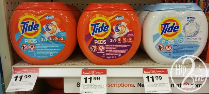 Tide Pods at Target Hip2Save