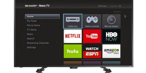 Best Buy: Sharp 50″ LED Smart Roku TV Only $379.99 (Regularly $429.99) + More
