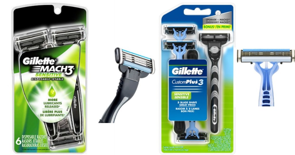 Amazon: Gillette Mach3 Sensitive Disposables 6-Count Only $1.20 Shipped