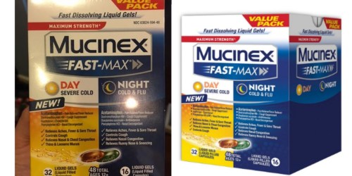 Sam’s Club: Possible Mucinex Fast-Max 48Ct Capsules Only $1.81