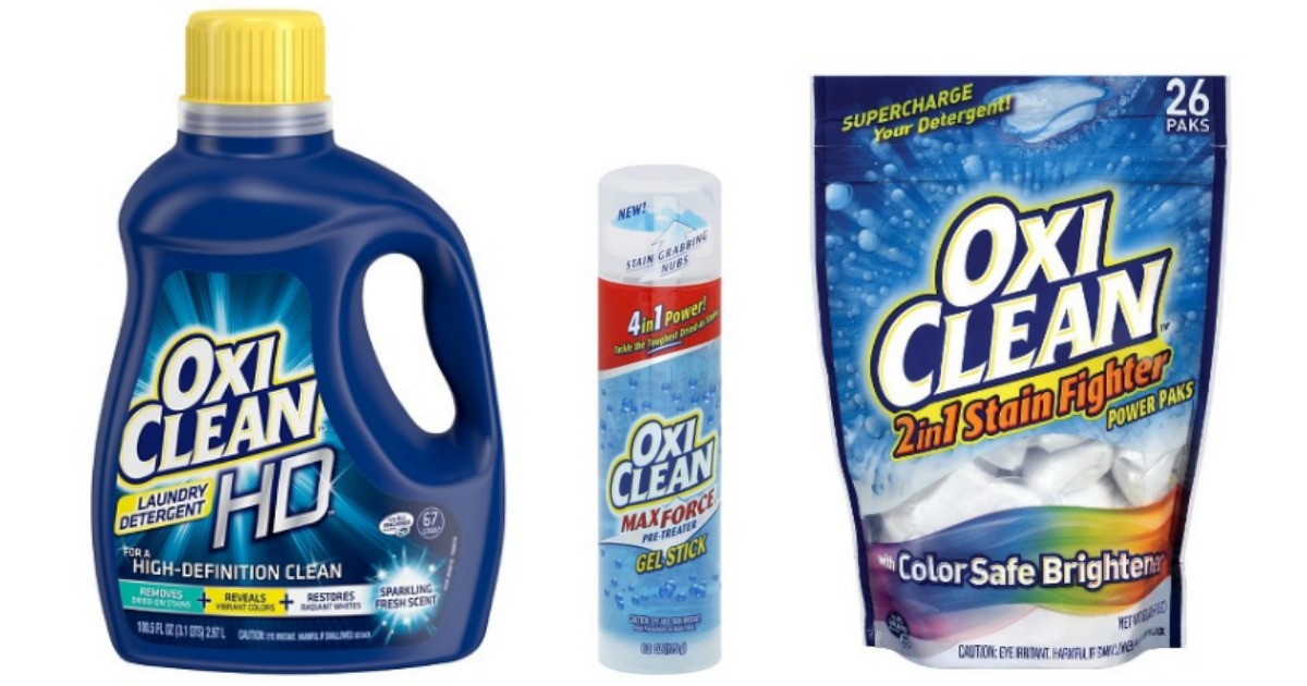 *NEW* OxiClean Laundry Coupons = 99¢ Detergent at Walgreens & Rite Aid