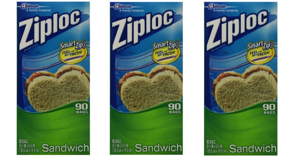 Amazon Prime Ziploc Sandwiches Bags 2.59 Shipped Per Box (+ Nice Deal