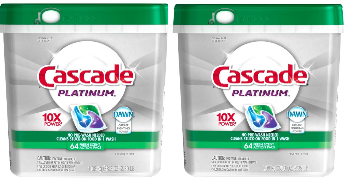 Amazon Prime Cascade Platinum 64Count ActionPacs ONLY 10.17 Shipped