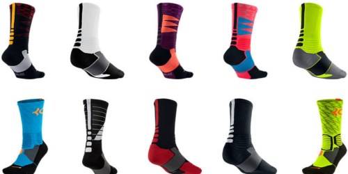 Finish Line: Men’s Nike Elite Basketball Crew Socks Only $4.99 (Regularly $20)