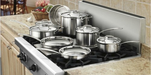 Cuisinart Multiclad Pro 12-Piece Stainless Cookware Set ONLY $199 Shipped
