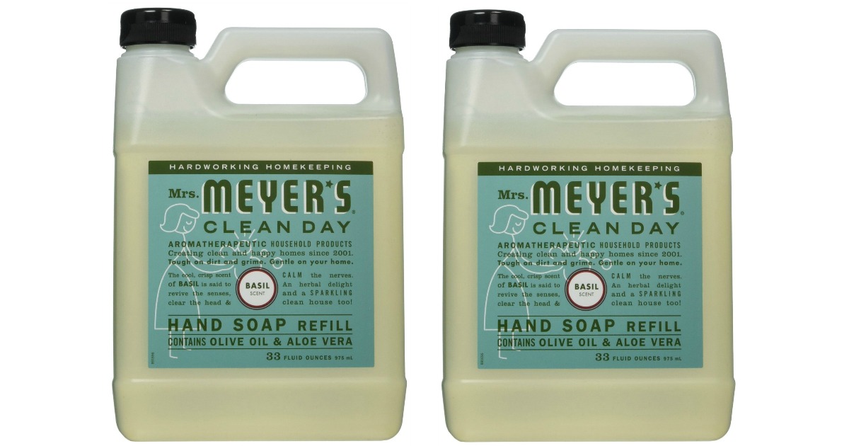 Amazon Mrs. Meyers Liquid Hand Soap 33 Ounce Refill ONLY 4.42 Shipped