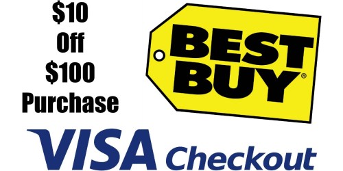 Best Buy: $10 Off $100 Purchase w/ Visa Checkout