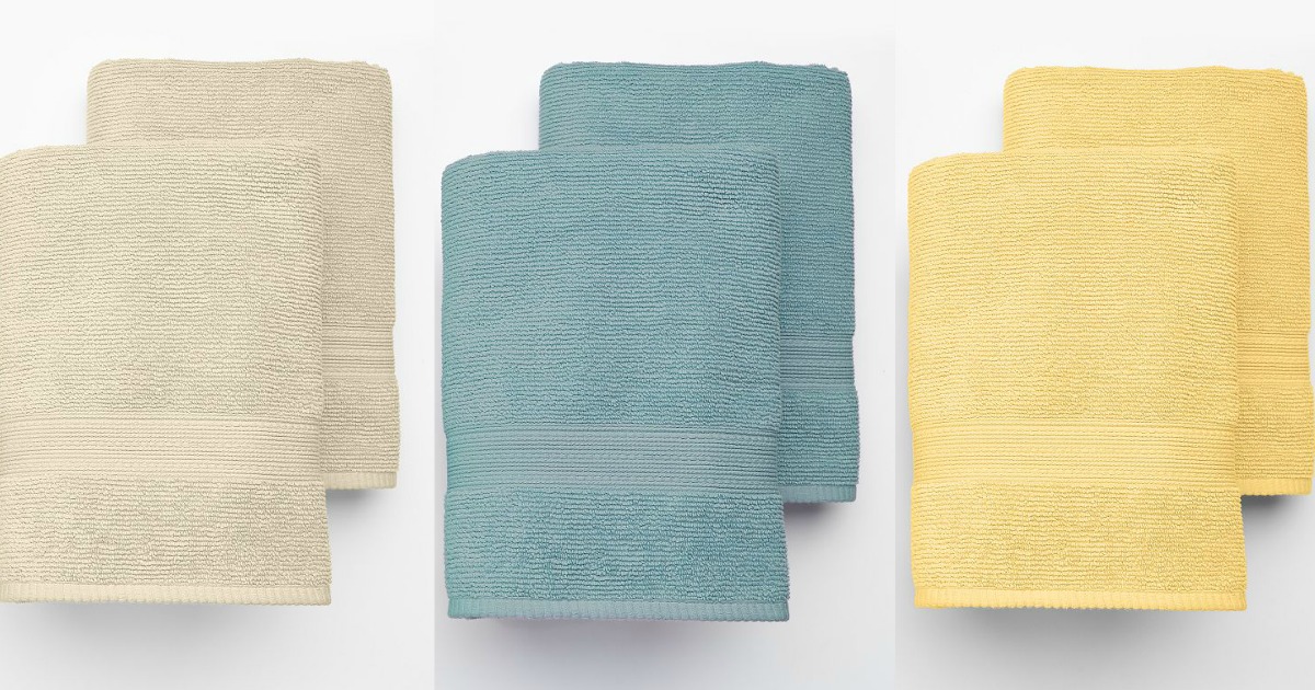 Kohl's Cardholders Sonoma QuickDry Bath Towels As Low As 4.59 Each