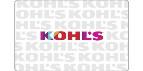 Save at Kohl’s with $90 Kohl’s Gift Card AND $10 Bonus Card Only $90 Shipped!