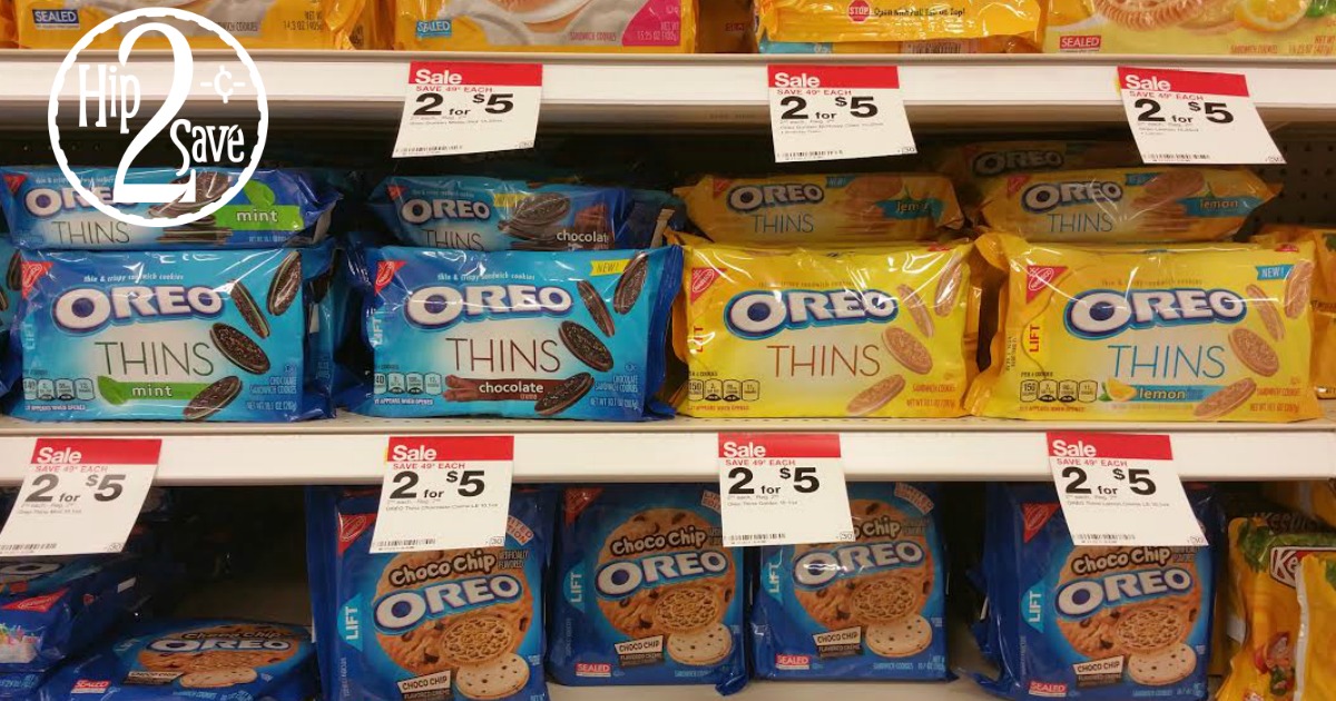 Target: Oreo Thins Only 92¢ Per Package - Today Only • Hip2save