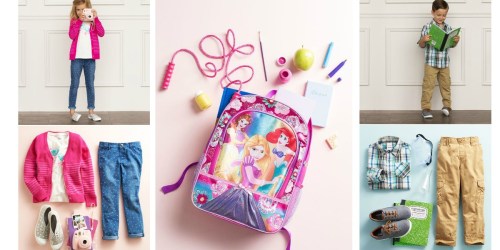 Kohl’s: 20% Off Kid’s Clothing, Shoes & Backpacks = Backpack & Lunch Bag Set Only $9.32 Each