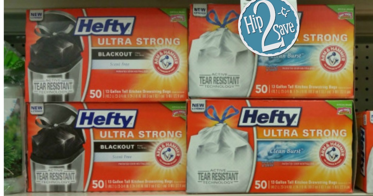Target Hefty Ultra Strong Trash Bags 50 Count Boxes ONLY 5.49 (After Ibotta)