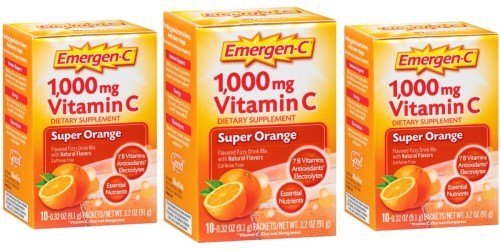 Target: Emergen-C Drink Mix 10ct Only 9¢ Each (After Gift Card)