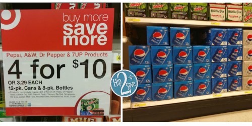 Target: Pepsi 12-Packs as Low as $2 Each (Through TODAY Only)