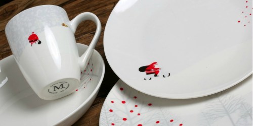 Amazon: Melange 16-Piece Santa Dinnerware Set ONLY $21.81(Regularly $72.99)