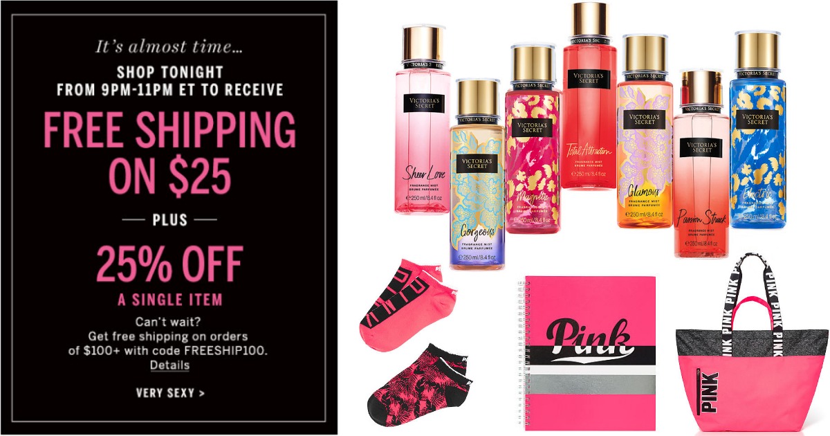 Victoria’s Secret Free Shipping on 25+ Orders AND 25 Off ONE Item (9
