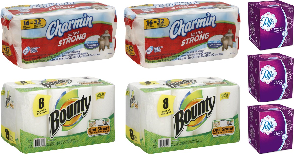 Walgreens Stock up on Charmin Toilet Paper, Bounty Paper Towels & More