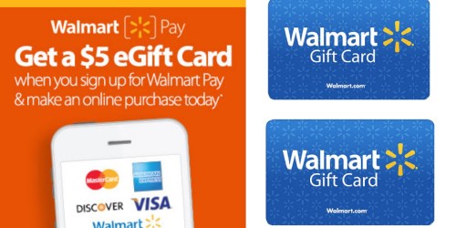 Walmart Pay: Download the App, Make a Purchase & Possibly Score a FREE $5 eGift Card