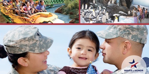 Military: Free & Discounted Tickets to SeaWorld Parks (SeaWorld, Busch Gardens & More)