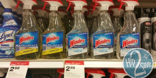 New Household Cleaning Coupons = Nice Deals On Windex, Shout and More at Target