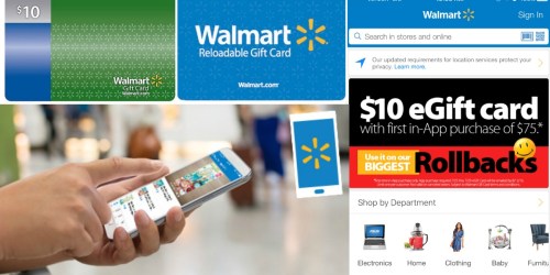 Score a FREE $10 Walmart eGift Card! Just Download App And Make $75 Purchase